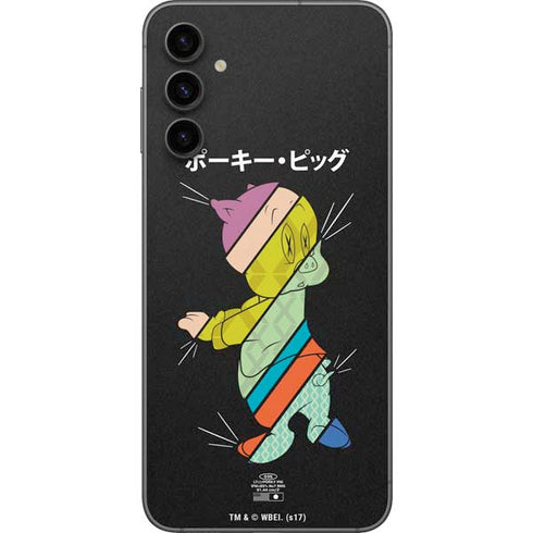 Looney Tunes Porky Pig Sliced Juxtapose Galaxy A14 5G Skin