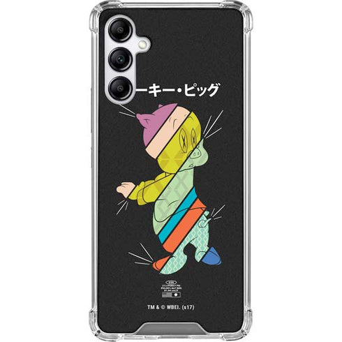 Looney Tunes Porky Pig Sliced Juxtapose Galaxy A15 5G Clear Case