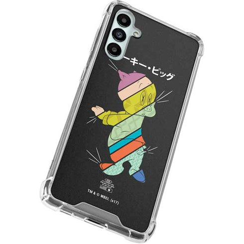 Looney Tunes Porky Pig Sliced Juxtapose Galaxy A15 5G Clear Case