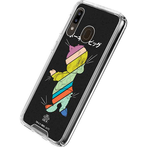 Looney Tunes Porky Pig Sliced Juxtapose Galaxy A30 Clear Case