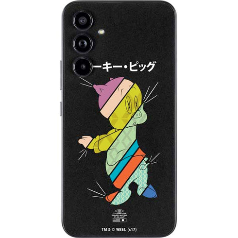Looney Tunes Porky Pig Sliced Juxtapose Galaxy A54 5G Skin
