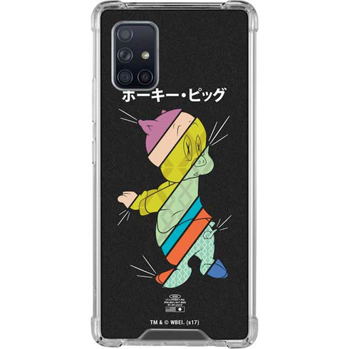 Looney Tunes Porky Pig Sliced Juxtapose Galaxy A71 5G Clear Case