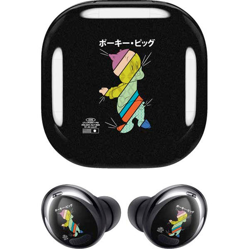 Looney Tunes Porky Pig Sliced Juxtapose Galaxy Buds Pro Skin
