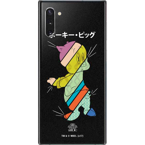 Looney Tunes Porky Pig Sliced Juxtapose Galaxy Note 10 Skin