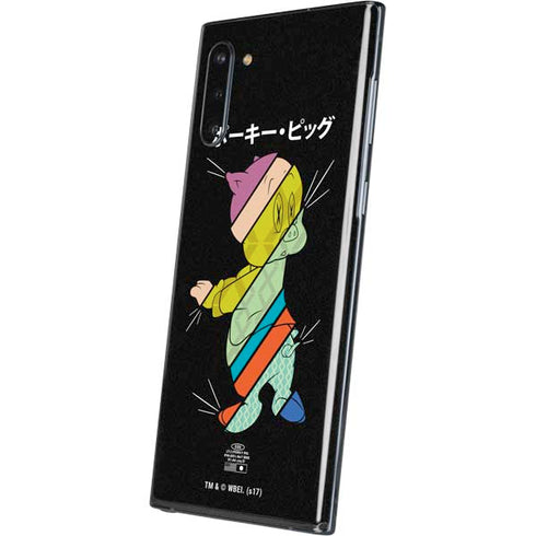 Looney Tunes Porky Pig Sliced Juxtapose Galaxy Note 10 Skin