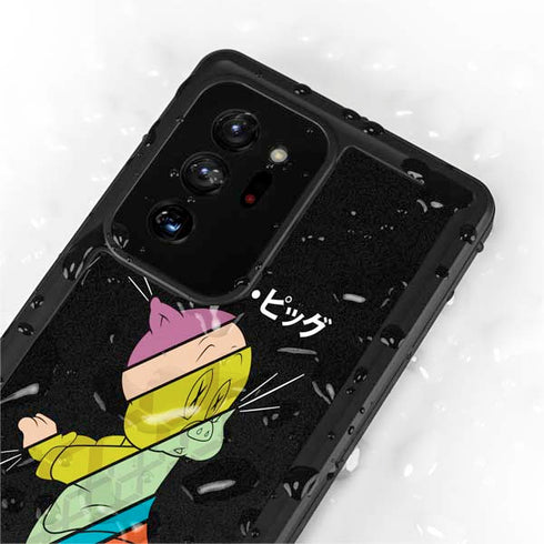 Looney Tunes Porky Pig Sliced Juxtapose Galaxy Note20 Ultra 5G Waterproof Case