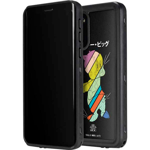 Looney Tunes Porky Pig Sliced Juxtapose Galaxy S20 Plus Waterproof Case