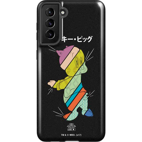 Looney Tunes Porky Pig Sliced Juxtapose Galaxy S21 Plus 5G Pro Case