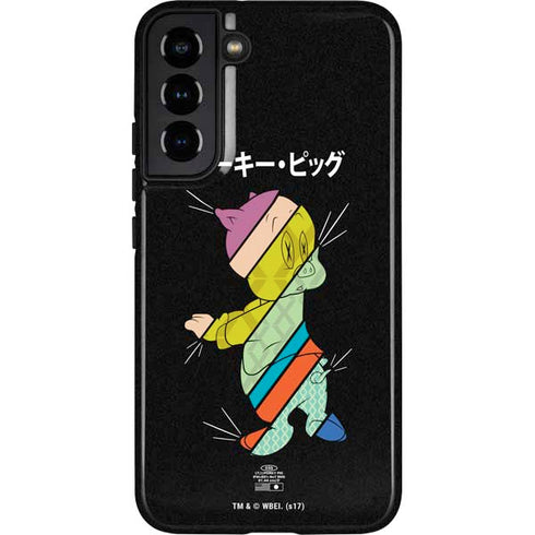 Looney Tunes Porky Pig Sliced Juxtapose Galaxy S22 Plus Pro Case