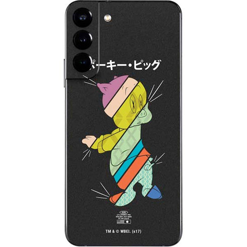 Looney Tunes Porky Pig Sliced Juxtapose Galaxy S22 Plus Skin