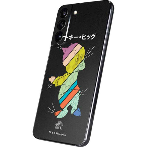 Looney Tunes Porky Pig Sliced Juxtapose Galaxy S22 Plus Skin