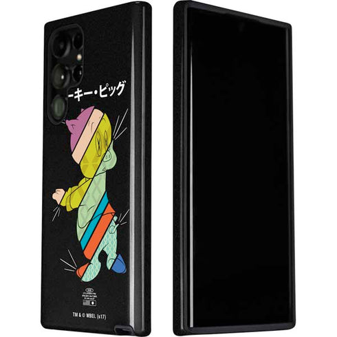 Looney Tunes Porky Pig Sliced Juxtapose Galaxy S22 Ultra Pro Case