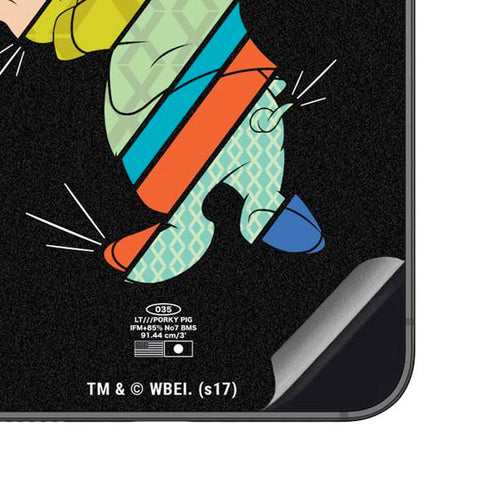 Looney Tunes Porky Pig Sliced Juxtapose Galaxy S23 FE Skin