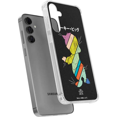 Looney Tunes Porky Pig Sliced Juxtapose Galaxy S24 Plus Clear Case