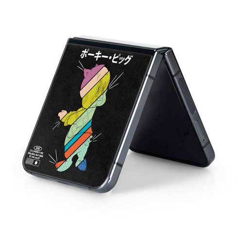 Looney Tunes Porky Pig Sliced Juxtapose Galaxy Z Flip5 5G Skin