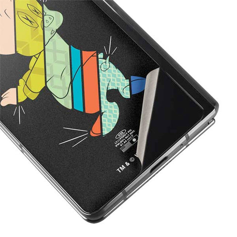 Looney Tunes Porky Pig Sliced Juxtapose Galaxy Z Fold2 5G Skin