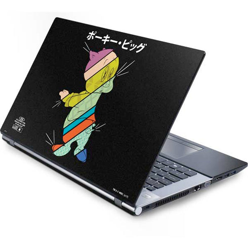 Looney Tunes Porky Pig Sliced Juxtapose Generic Laptop Skin