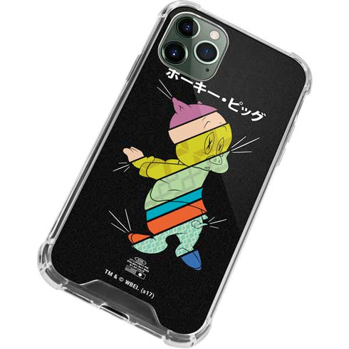 Looney Tunes Porky Pig Sliced Juxtapose iPhone 11 Pro Max Clear Case