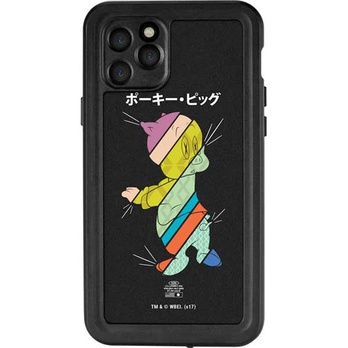 Looney Tunes Porky Pig Sliced Juxtapose iPhone 11 Pro Waterproof Case