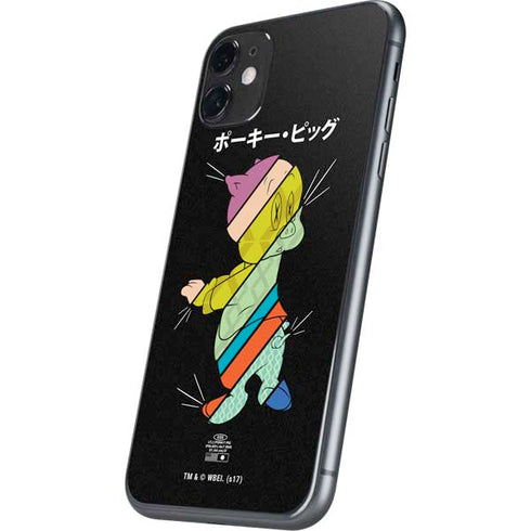 Looney Tunes Porky Pig Sliced Juxtapose iPhone 11 Skin