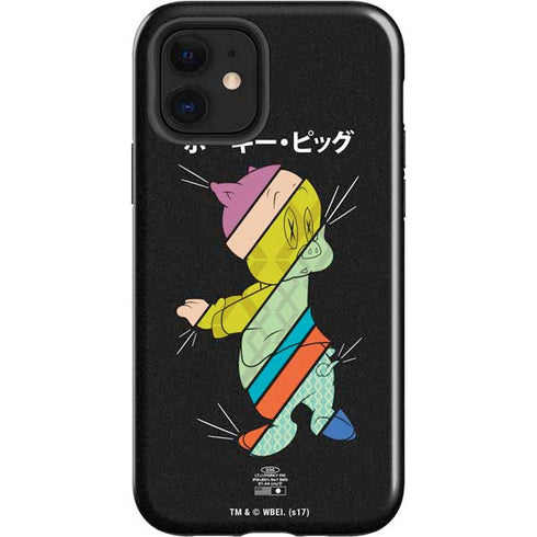 Looney Tunes Porky Pig Sliced Juxtapose iPhone 12 Impact Case