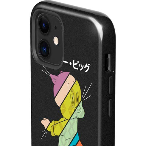 Looney Tunes Porky Pig Sliced Juxtapose iPhone 12 Impact Case