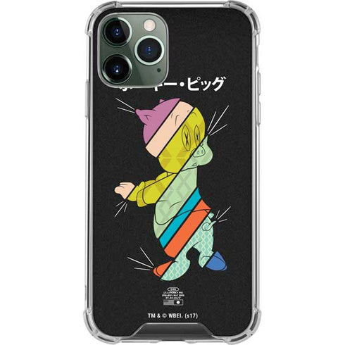 Looney Tunes Porky Pig Sliced Juxtapose iPhone 12 Pro Clear Case