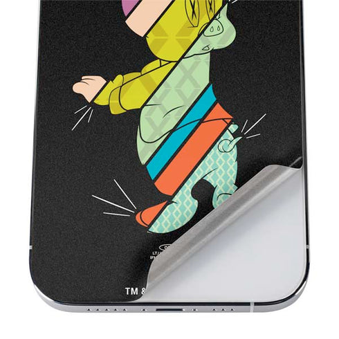 Looney Tunes Porky Pig Sliced Juxtapose iPhone 12 Pro Max Skin