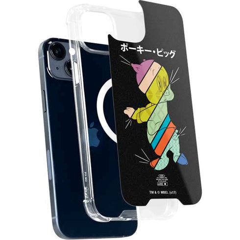 Looney Tunes Porky Pig Sliced Juxtapose iPhone 13 MagSafe Case