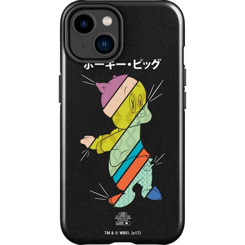 Looney Tunes Porky Pig Sliced Juxtapose iPhone 14 Plus Impact Case