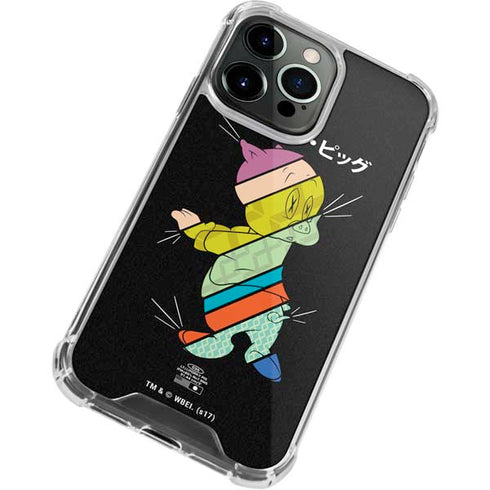 Looney Tunes Porky Pig Sliced Juxtapose iPhone 15 Pro Max Clear Case