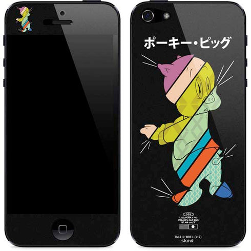 Looney Tunes Porky Pig Sliced Juxtapose iPhone 5/5s/5SE Skin