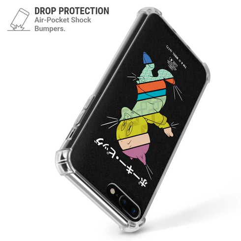 Looney Tunes Porky Pig Sliced Juxtapose iPhone 7/8 Plus Clear Case