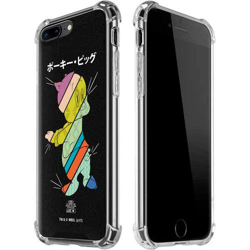 Looney Tunes Porky Pig Sliced Juxtapose iPhone 7/8 Plus Clear Case
