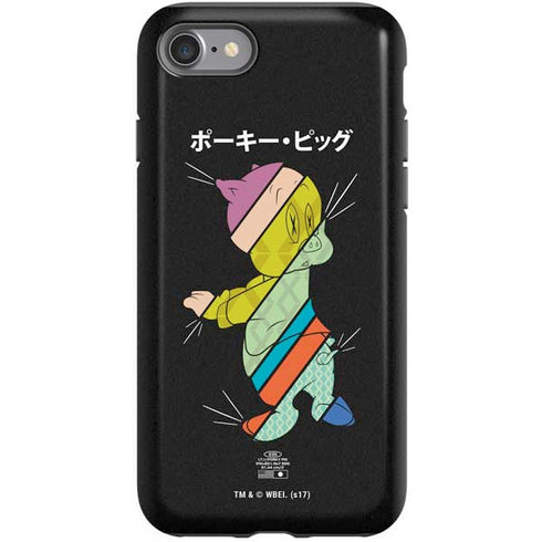 Looney Tunes Porky Pig Sliced Juxtapose iPhone SE (2nd & 3rd Gen) Pro Case