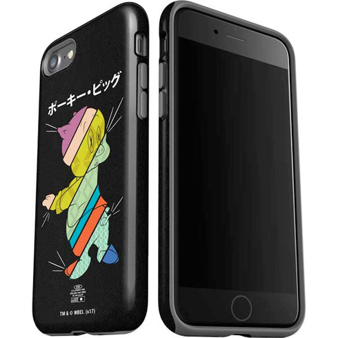 Looney Tunes Porky Pig Sliced Juxtapose iPhone SE (2nd & 3rd Gen) Pro Case