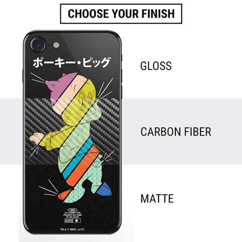 Looney Tunes Porky Pig Sliced Juxtapose iPhone SE (2nd & 3rd Gen) Skin