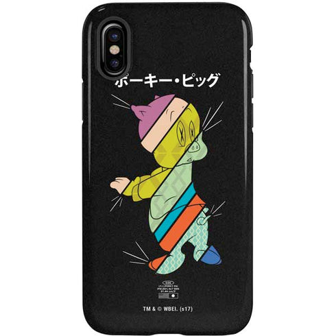 Looney Tunes Porky Pig Sliced Juxtapose iPhone X Pro Case