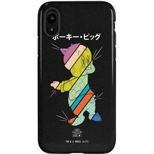 Looney Tunes Porky Pig Sliced Juxtapose iPhone XR Pro Case