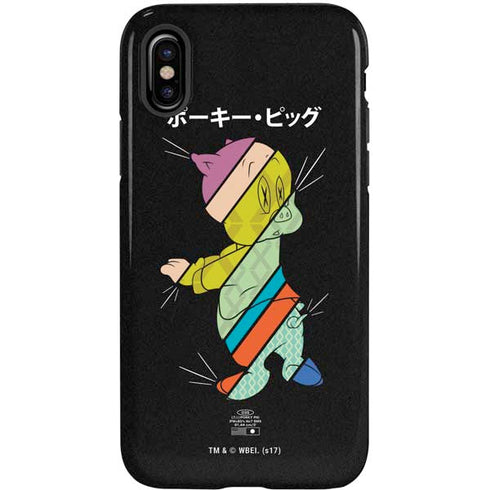 Looney Tunes Porky Pig Sliced Juxtapose iPhone XS Pro Case