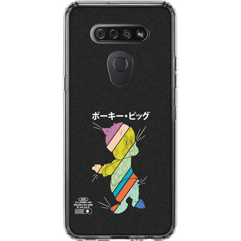 Looney Tunes Porky Pig Sliced Juxtapose LG K51/Q51 Clear Case