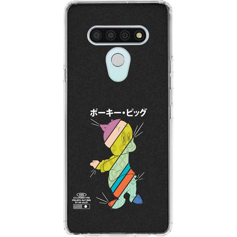 Looney Tunes Porky Pig Sliced Juxtapose LG Stylo 6 Clear Case