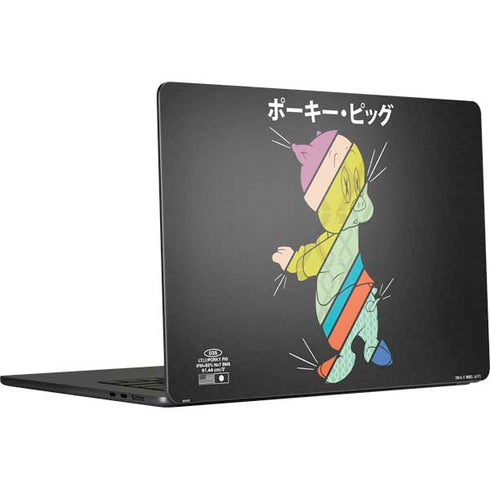 Looney Tunes Porky Pig Sliced Juxtapose MacBook Air 15 in (2023) Skin