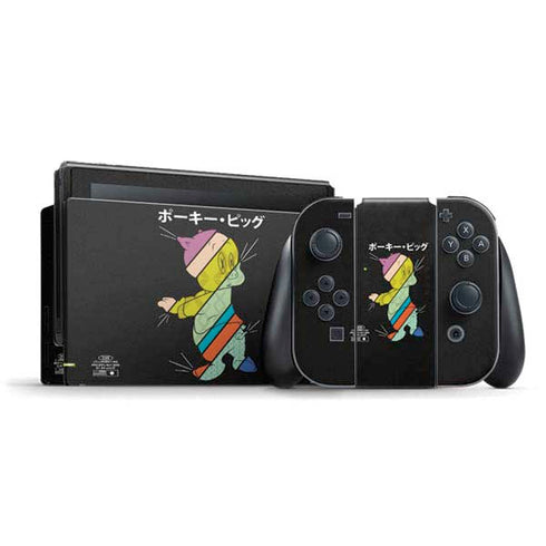 Looney Tunes Porky Pig Sliced Juxtapose Nintendo Switch Bundle Skin
