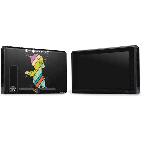 Looney Tunes Porky Pig Sliced Juxtapose Nintendo Switch Bundle Skin