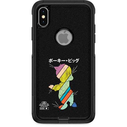 Looney Tunes Porky Pig Sliced Juxtapose Otterbox Commuter iPhone Skin