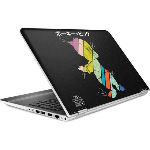 Looney Tunes Porky Pig Sliced Juxtapose HP Pavilion Skin