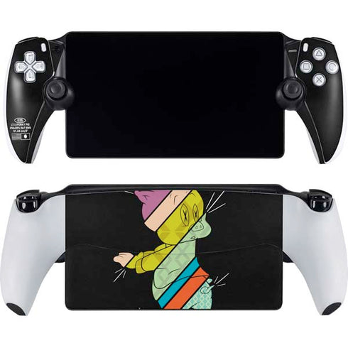 Looney Tunes Porky Pig Sliced Juxtapose PlayStation Portal Remote Player Skin