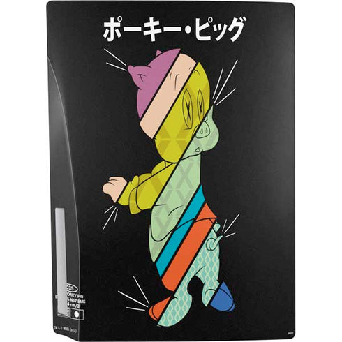 Looney Tunes Porky Pig Sliced Juxtapose PS5 Bundle Skin