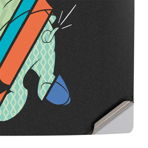 Looney Tunes Porky Pig Sliced Juxtapose PS5 Console Skin